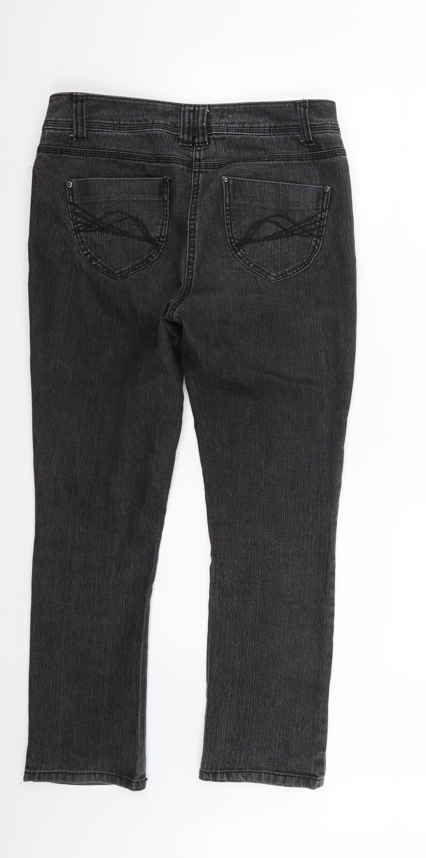 BHS Womens Black   Skinny Jeans Size 10 L27 in
