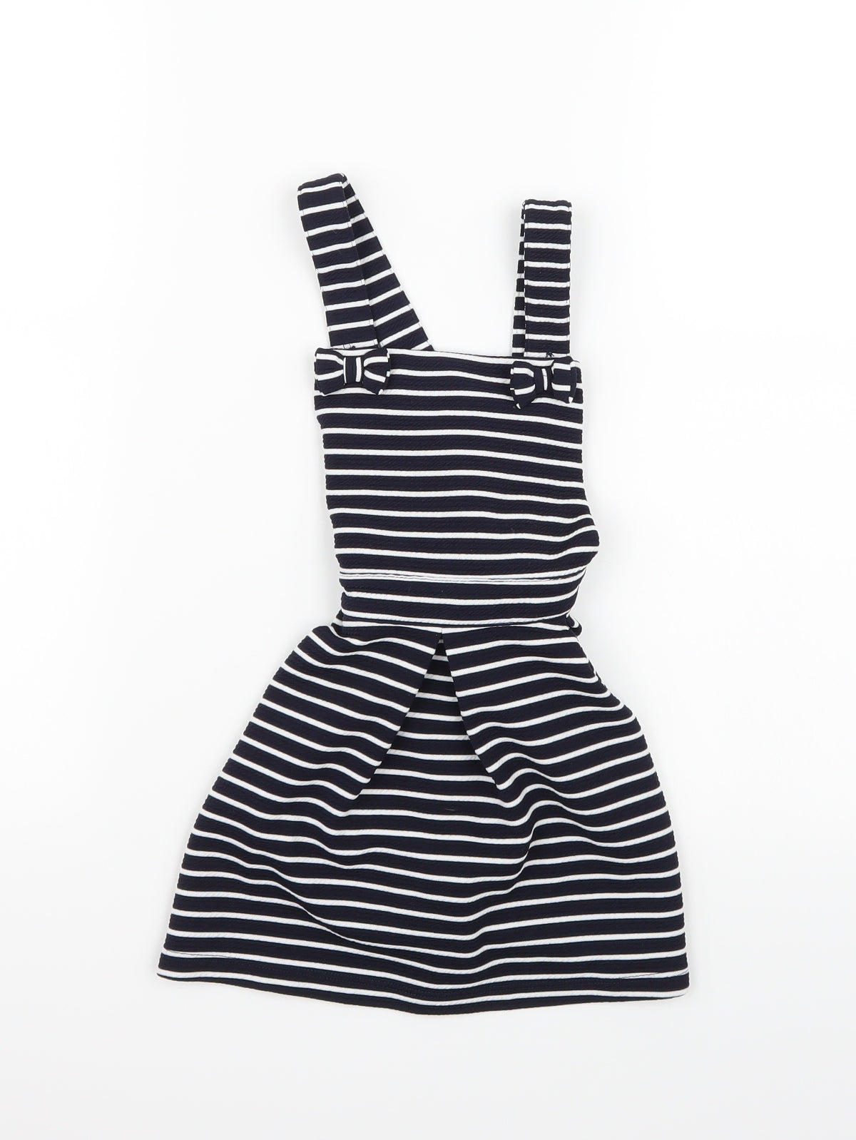 George Girls Blue Striped  A-Line  Size 3-4 Years