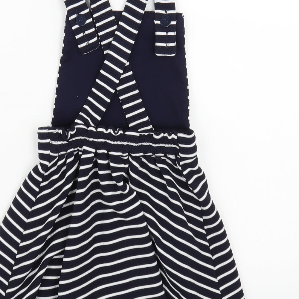 George Girls Blue Striped  A-Line  Size 3-4 Years