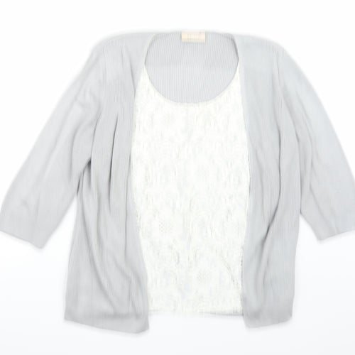 Per Una Womens White   Basic T-Shirt Size 16