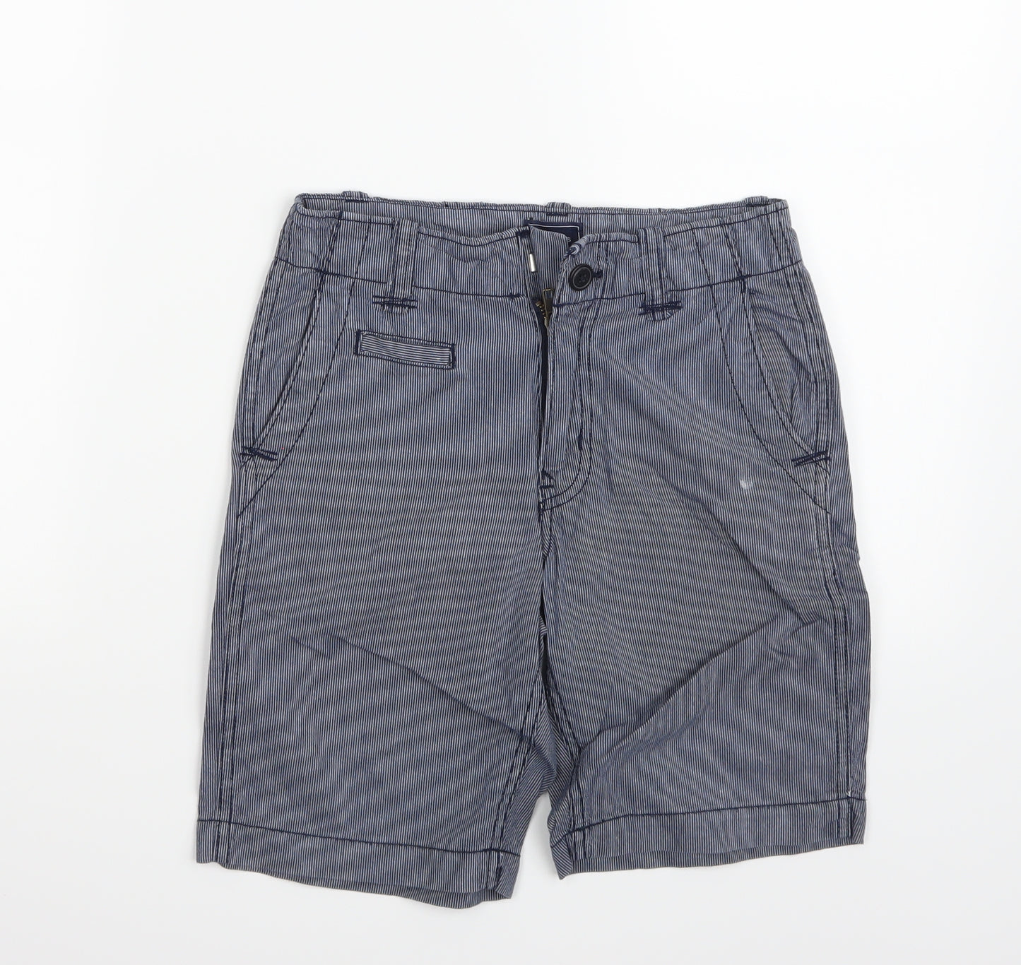 Gap Boys Blue Striped  Bermuda Shorts Size 8 Years