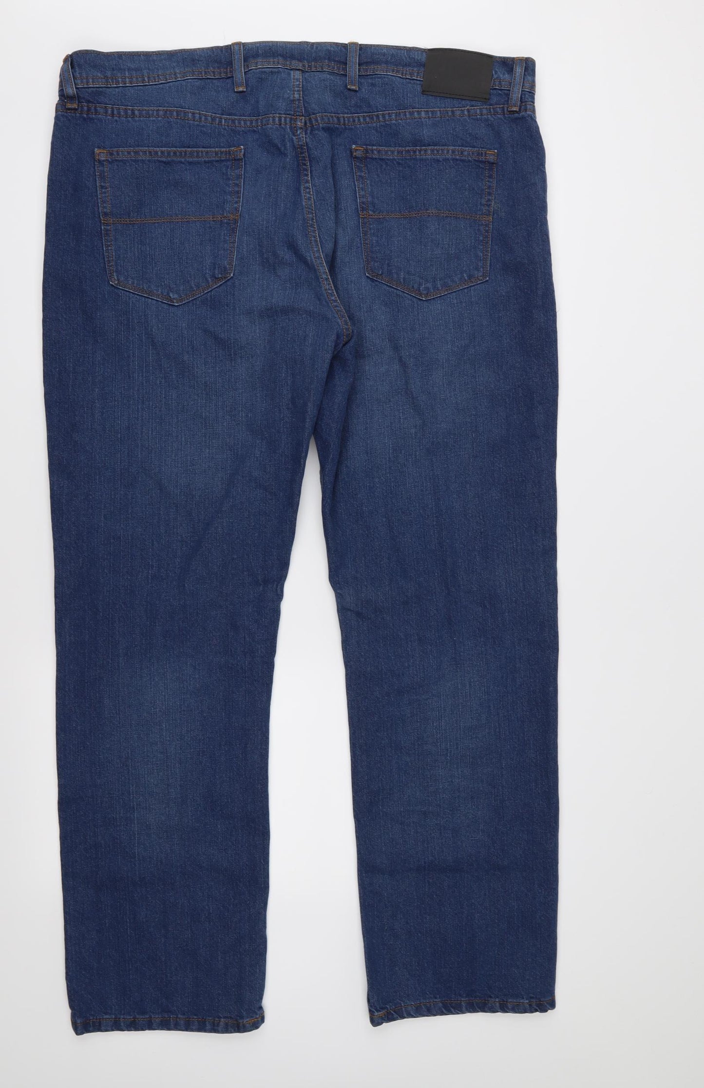Marks and Spencer Mens Blue  Denim Straight Jeans Size 42 L31 in