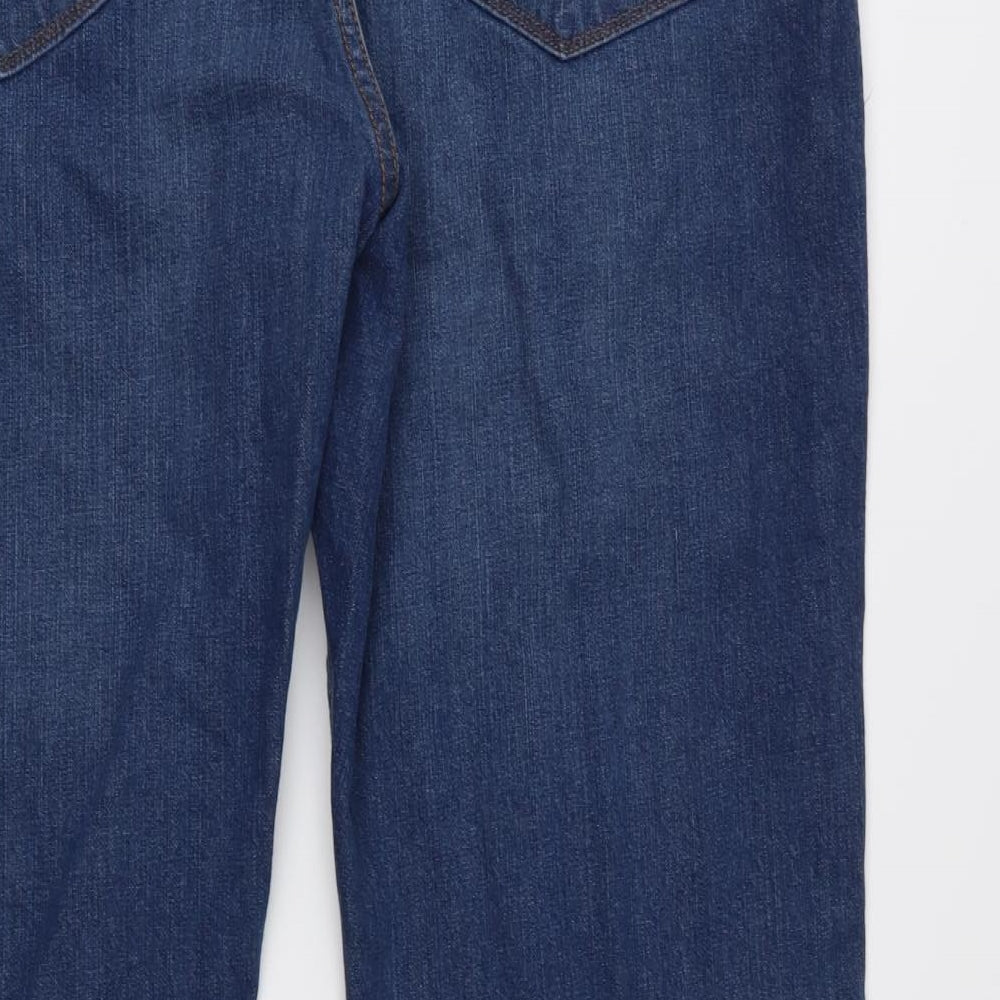 Marks and Spencer Mens Blue  Denim Straight Jeans Size 42 L31 in