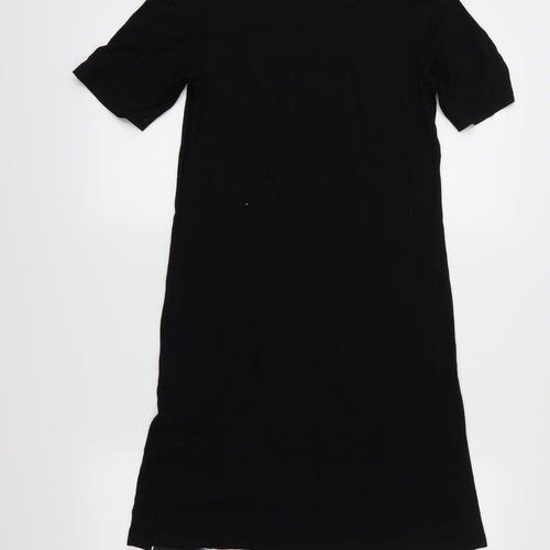 Body Flirt Womens Black  Jersey T-Shirt Dress  Size 4