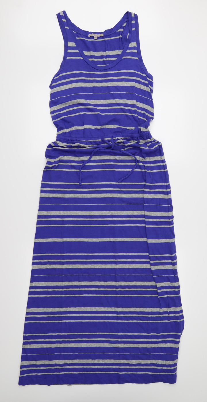 Gap Womens Blue Striped Jersey Maxi  Size S