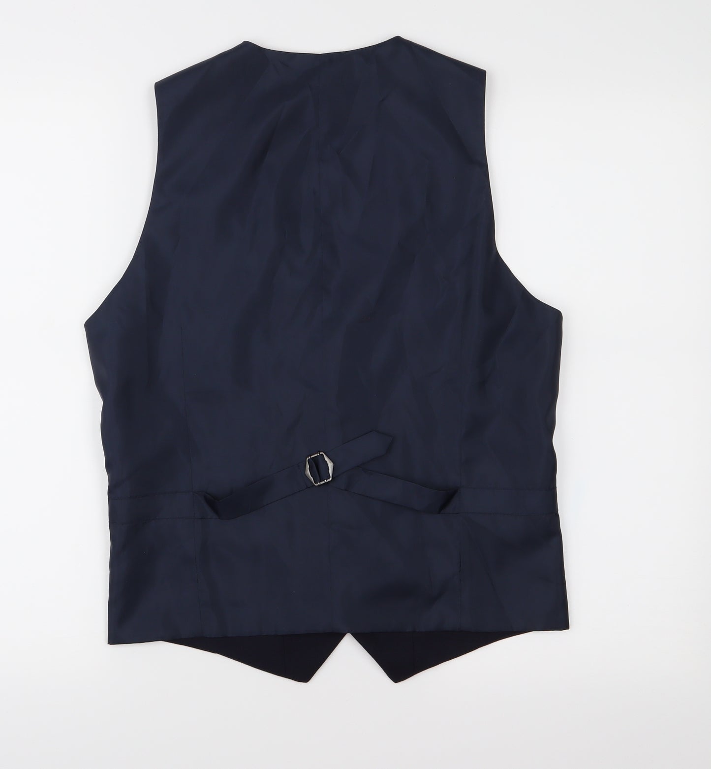 Marks and Spencer Mens Blue   Jacket Suit Waistcoat Size S