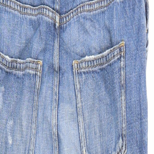 Marks and Spencer Girls Blue  Denim Dungaree One-Piece Size 12-13 Years