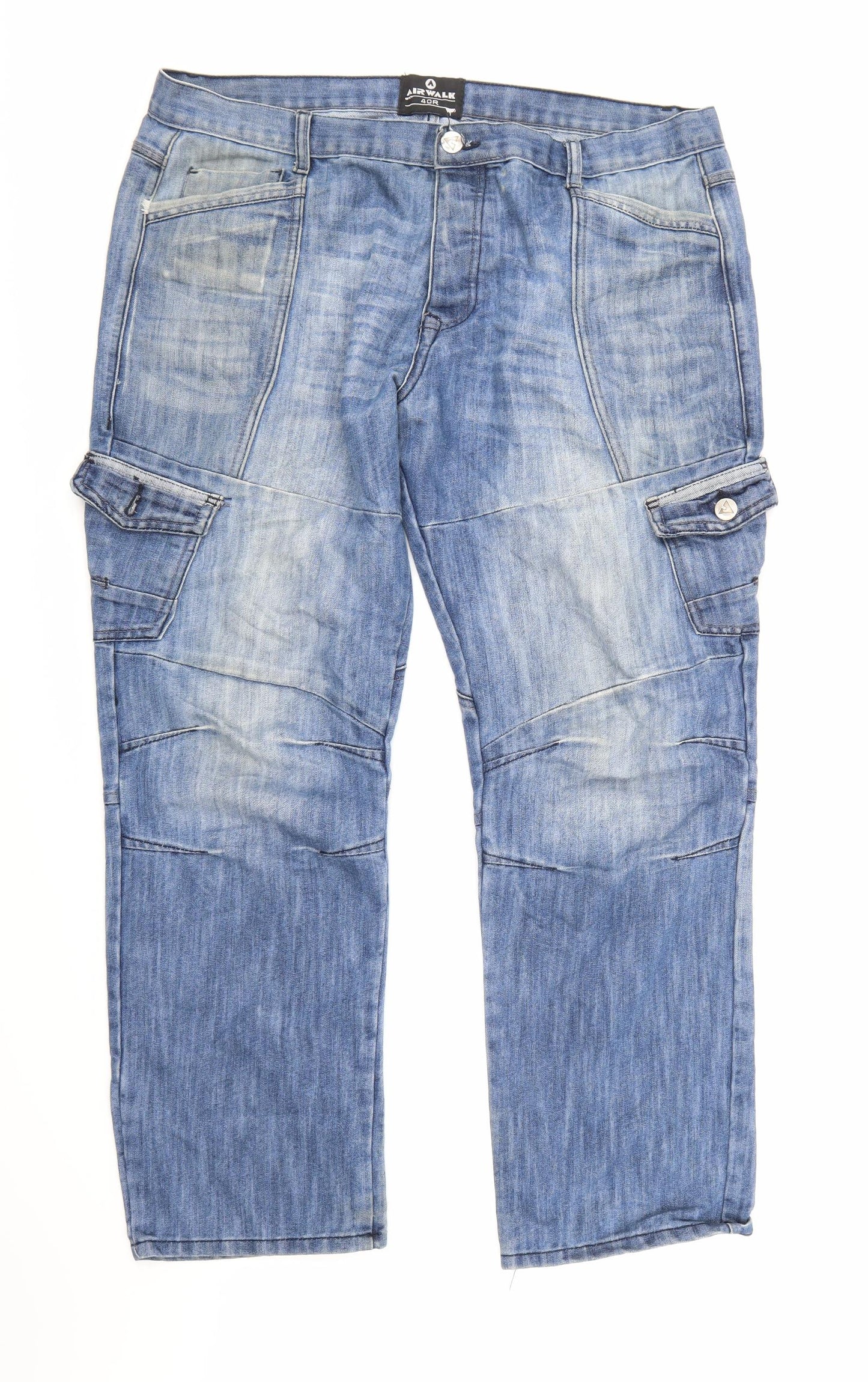 AIRWALK Mens Blue  Denim Straight Jeans  L28 in