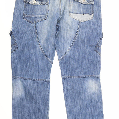 AIRWALK Mens Blue  Denim Straight Jeans  L28 in