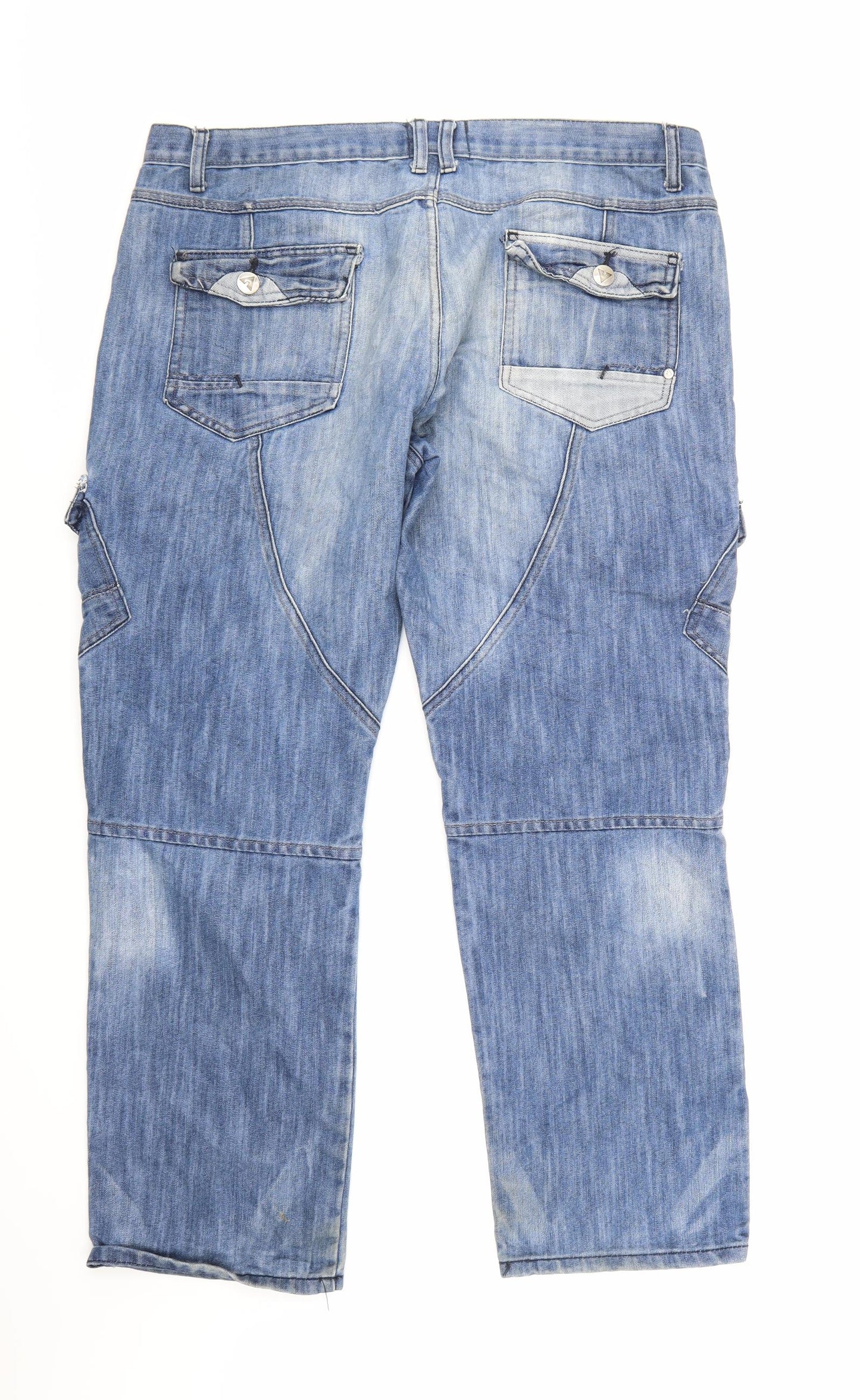AIRWALK Mens Blue  Denim Straight Jeans  L28 in