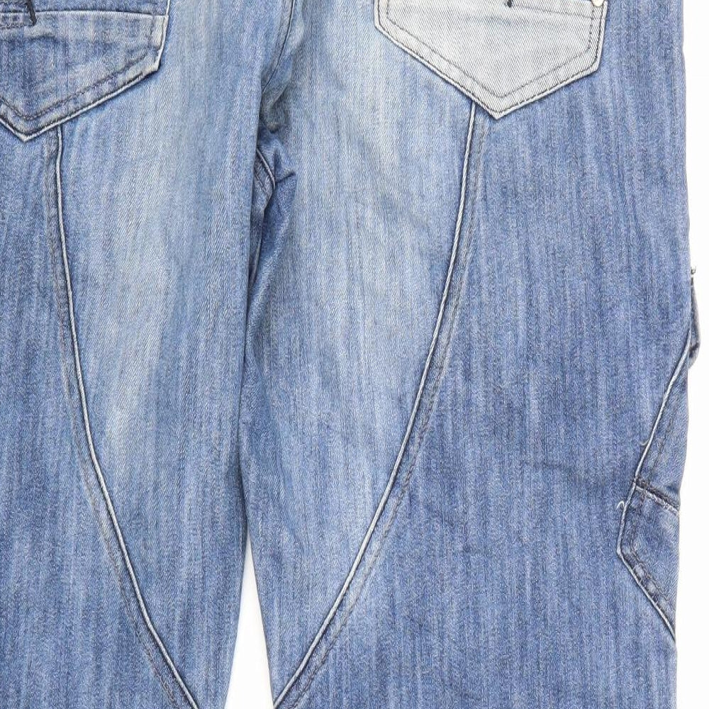 AIRWALK Mens Blue  Denim Straight Jeans  L28 in