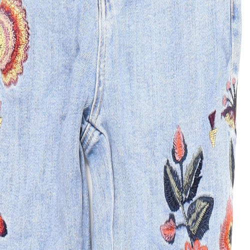 New Look Womens Blue  Denim Straight Jeans Size 10 L26 in