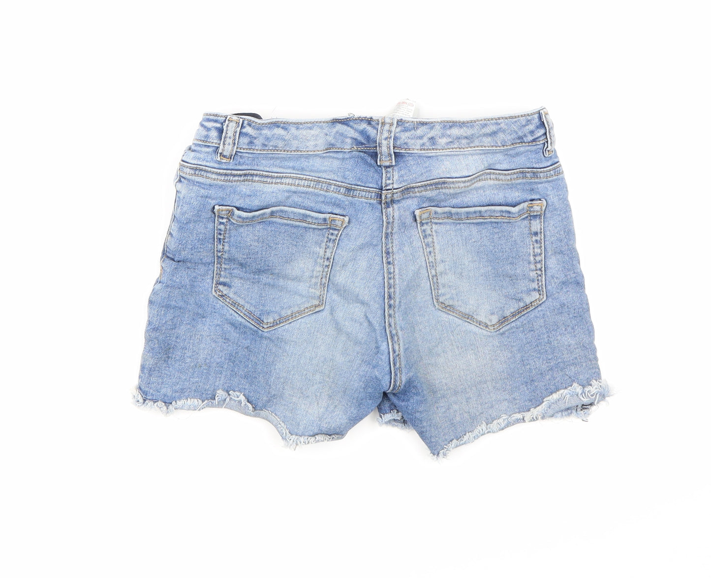 NEXT Girls Blue  Denim Hot Pants Shorts Size 10 Years