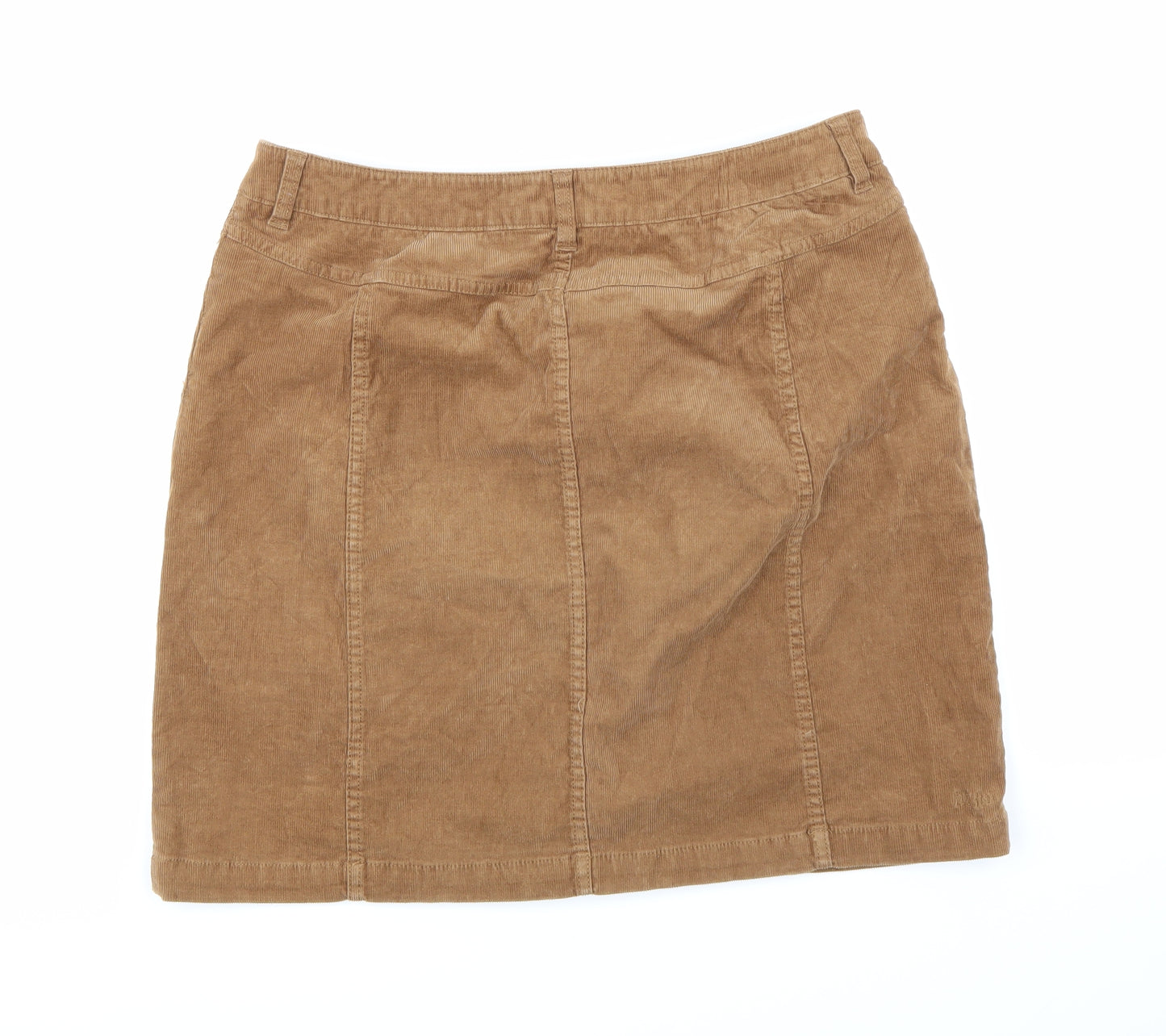 Fat Face Womens Brown  Corduroy Mini Skirt Size 12