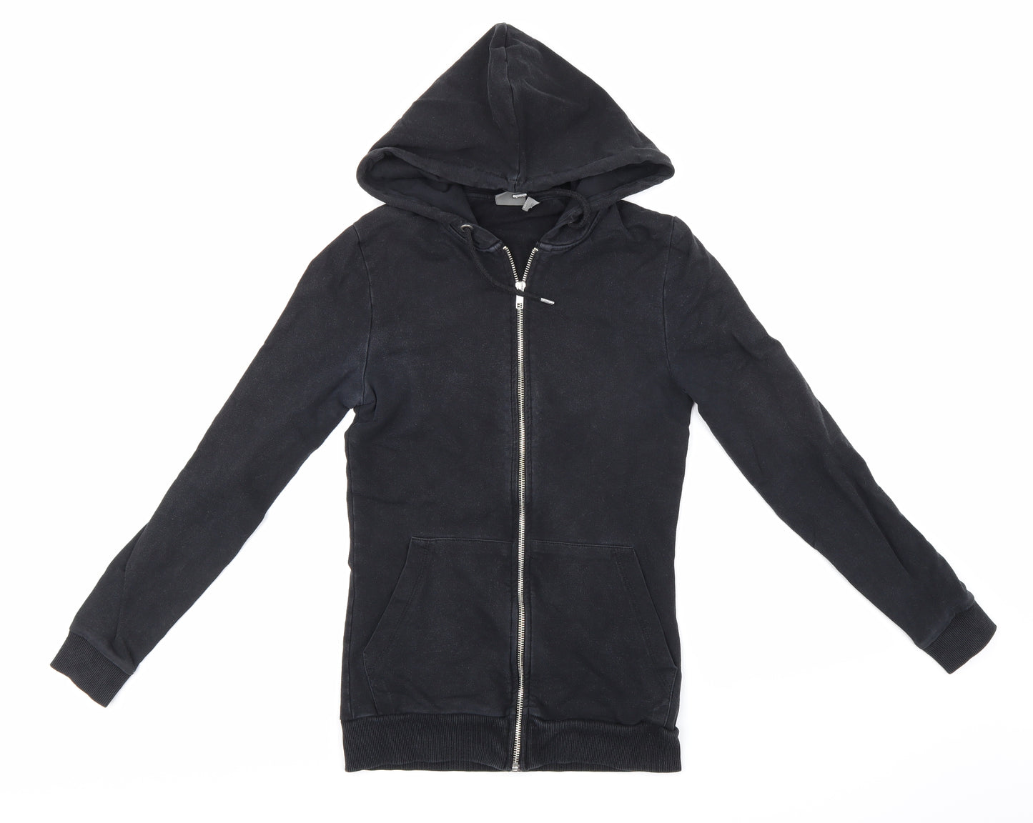 ASOS Mens Black   Full Zip Hoodie Size XS