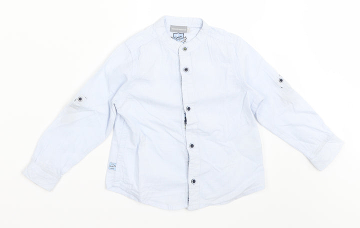 Sergent Major Boys Blue Jersey Button-Up Size 3 Years
