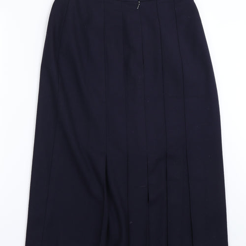 Dani  Womens Blue   Pleated Skirt Size 14
