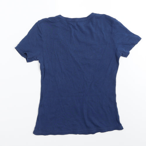 Marks and Spencer Womens Blue   Basic T-Shirt Size 8