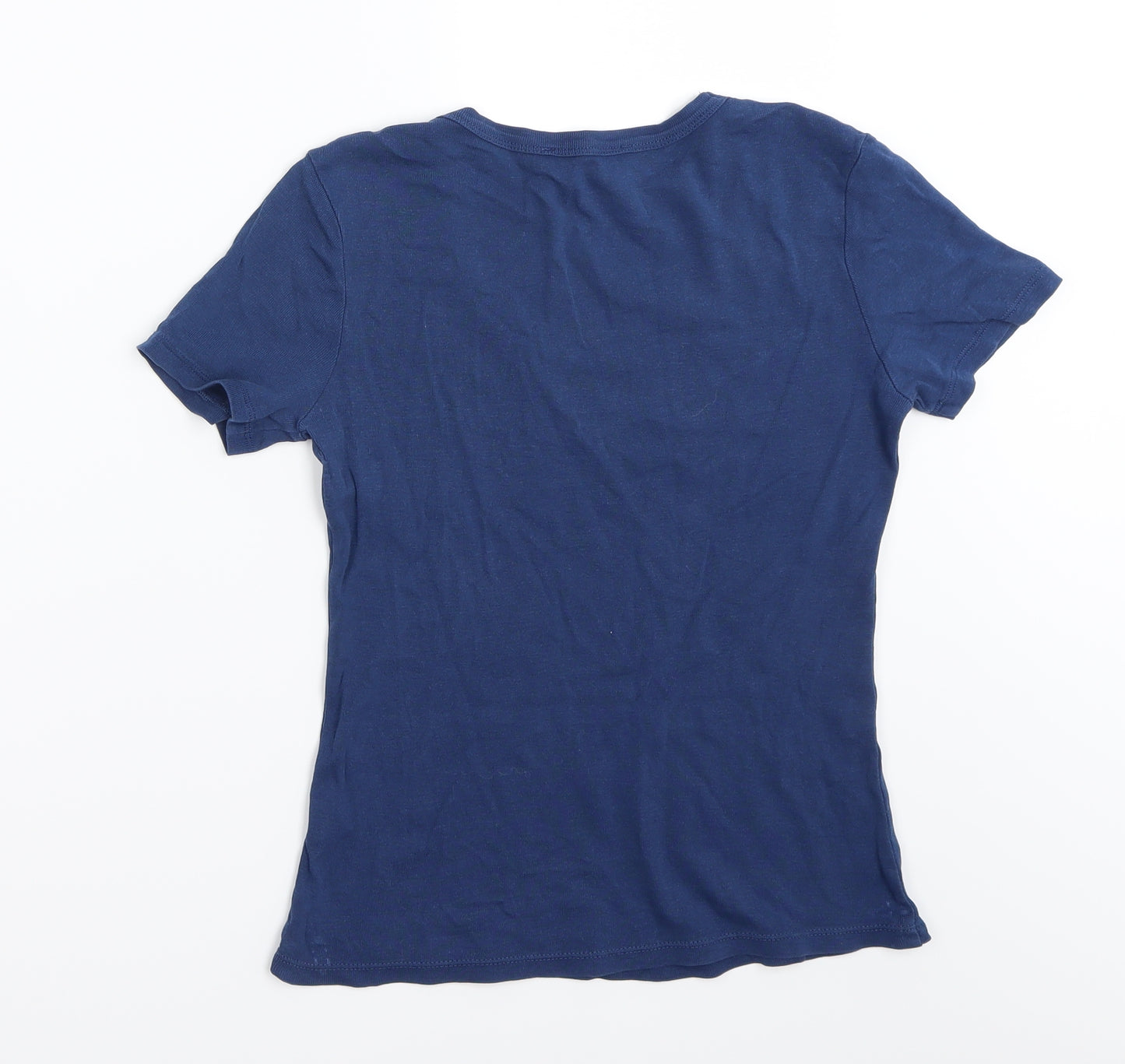 Marks and Spencer Womens Blue   Basic T-Shirt Size 8