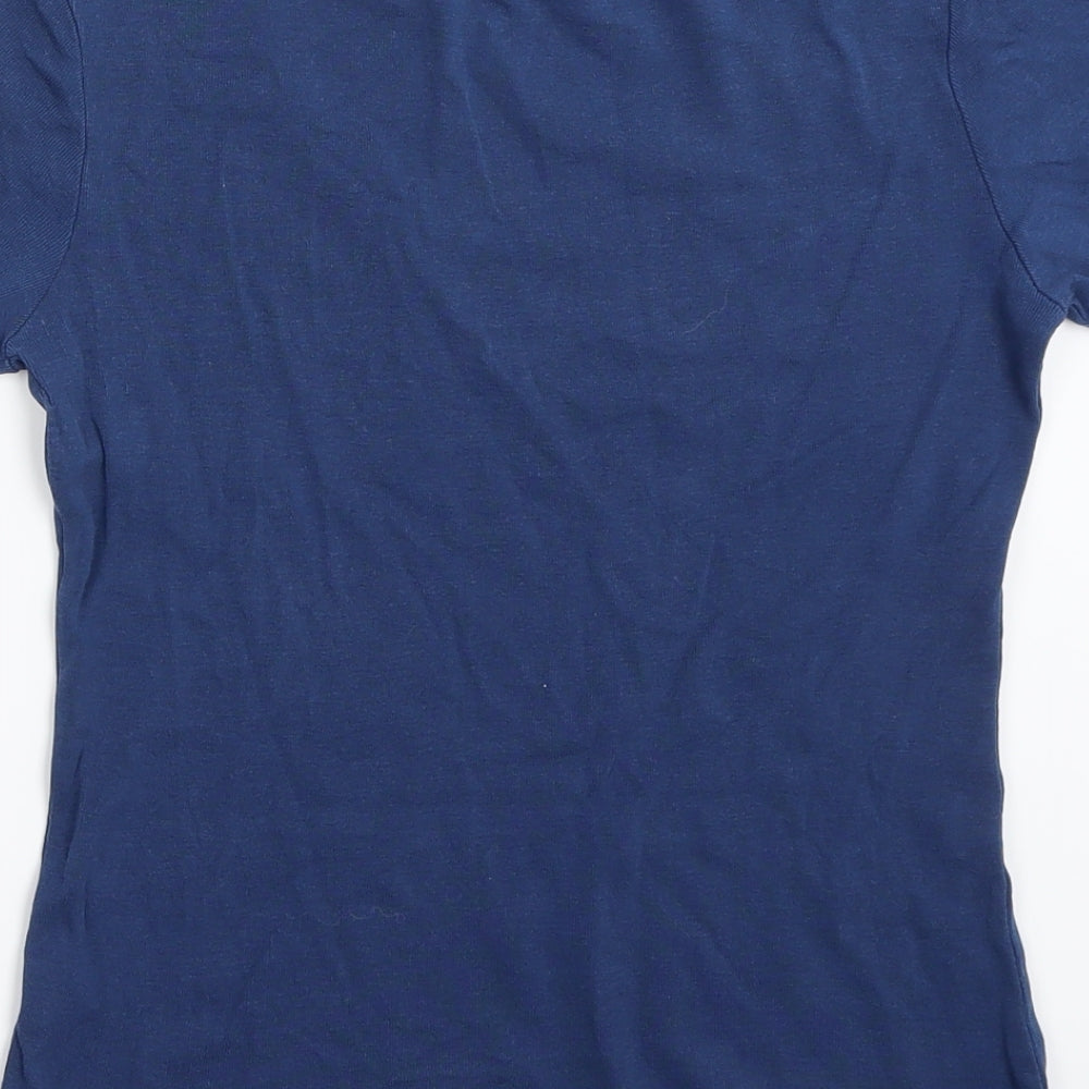 Marks and Spencer Womens Blue   Basic T-Shirt Size 8