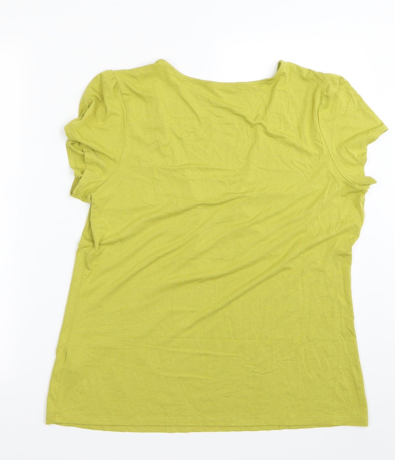 Marks and Spencer Womens Green   Basic T-Shirt Size 18