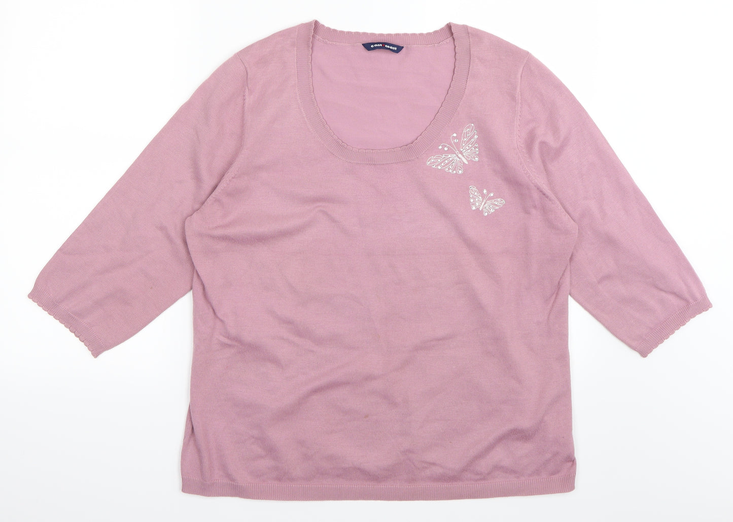 East coast  Womens Purple   Pullover Jumper Size 20