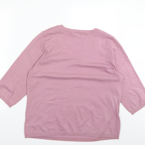 East coast  Womens Purple   Pullover Jumper Size 20