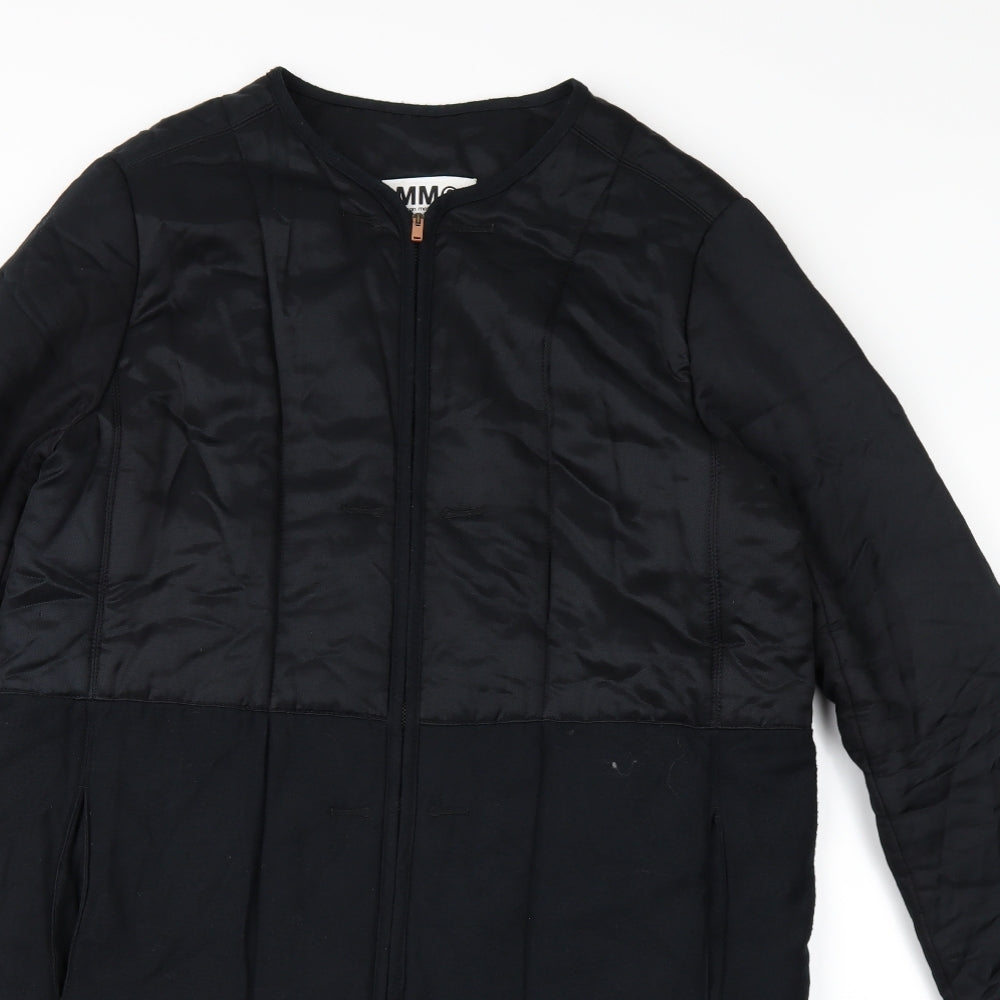 Maison Martin Margiela Womens Black   Bomber Jacket Coat Size 6