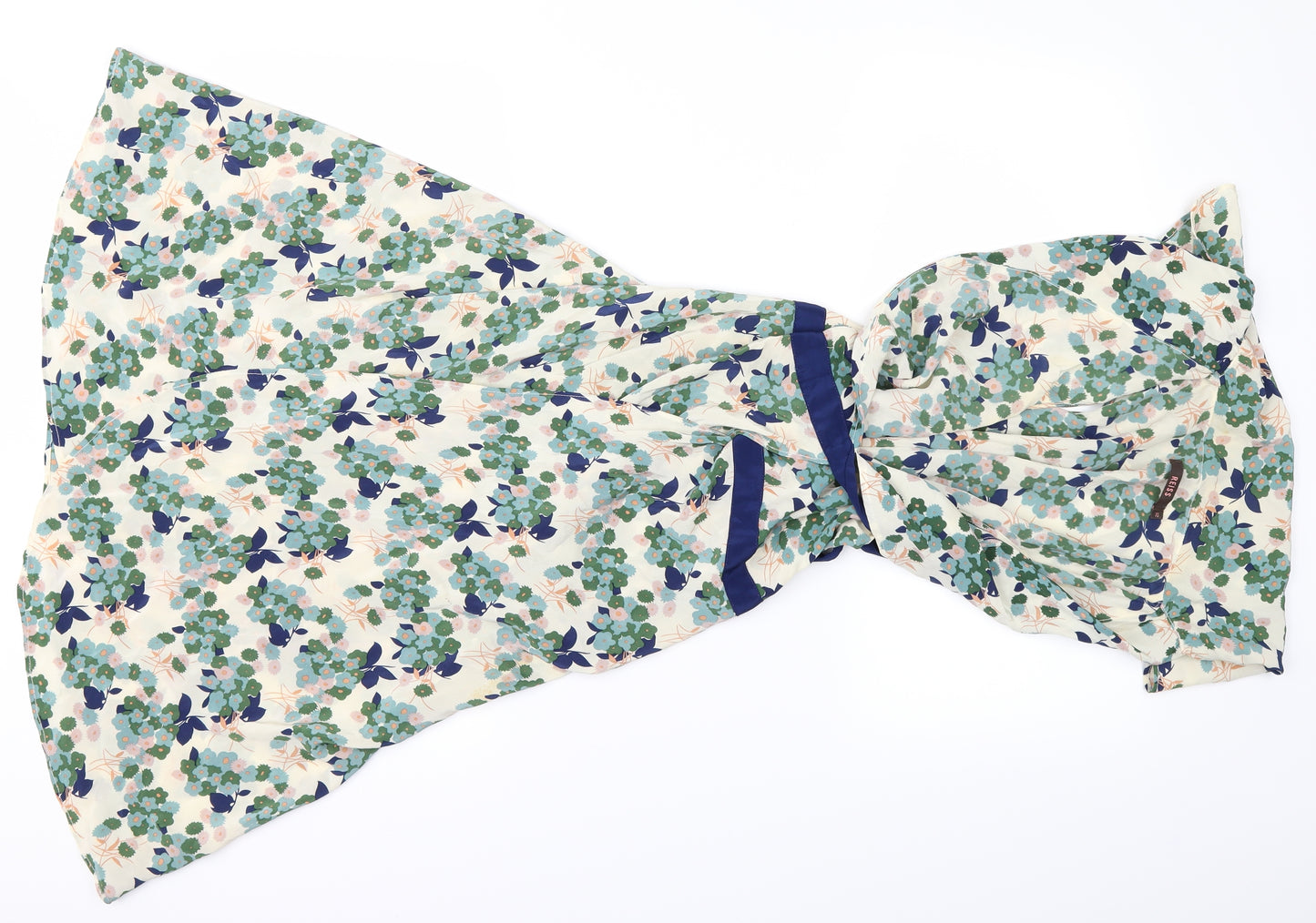 Reiss Womens Beige Floral  Fit & Flare  Size 12
