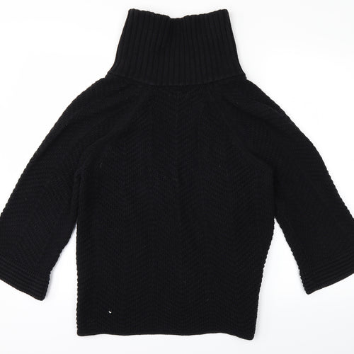 JM Womens Black  Knit Cardigan Jumper Size M