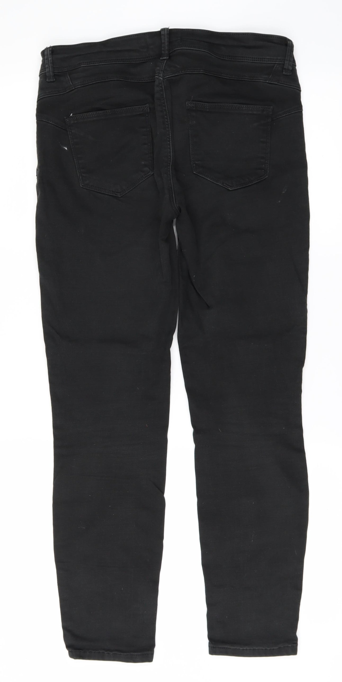 M&S Womens Black   Skinny Jeans Size 10 L28 in