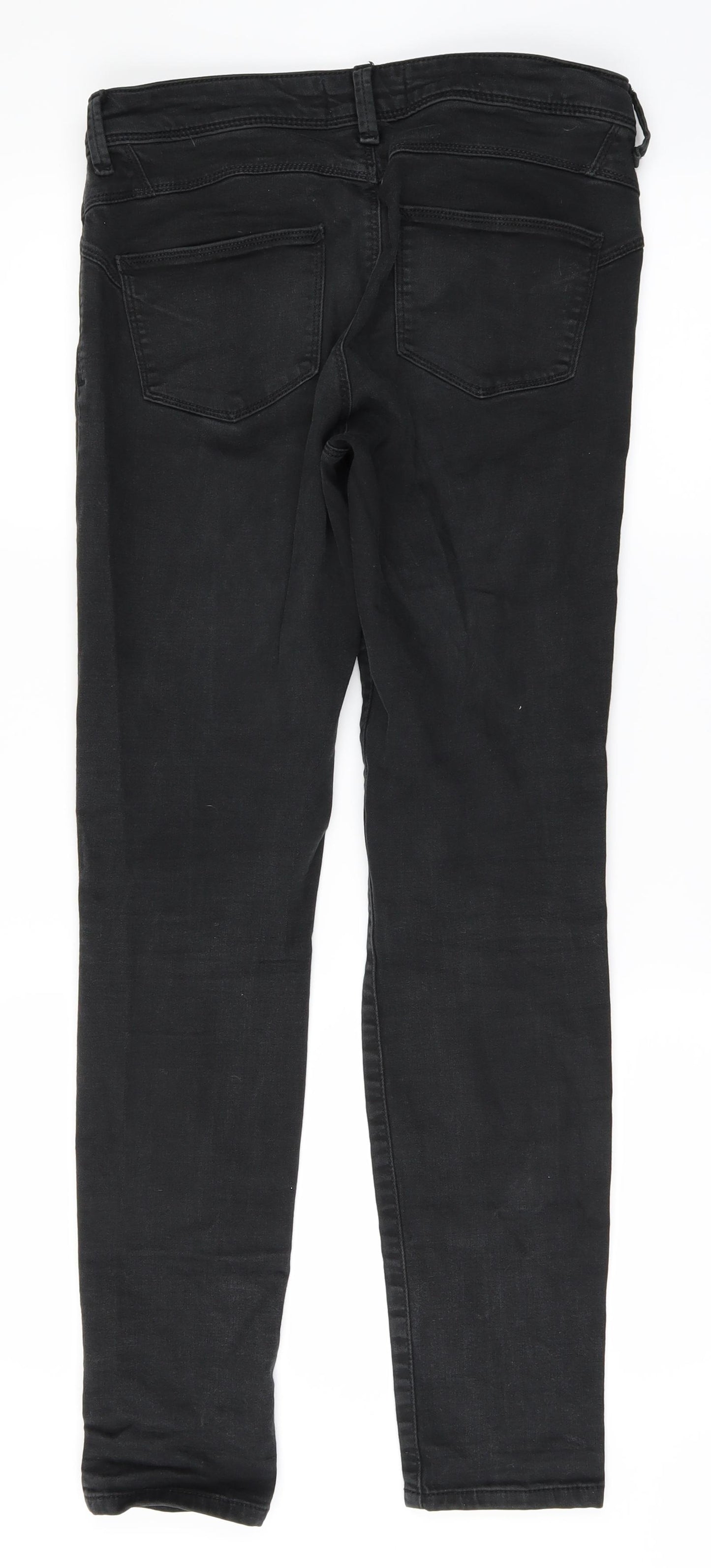 M&S Womens Black   Skinny Jeans Size 10 L28 in