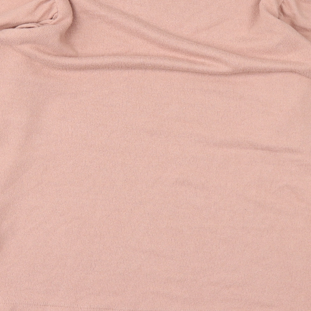 George Womens Pink  Knit Pullover Jumper Size S