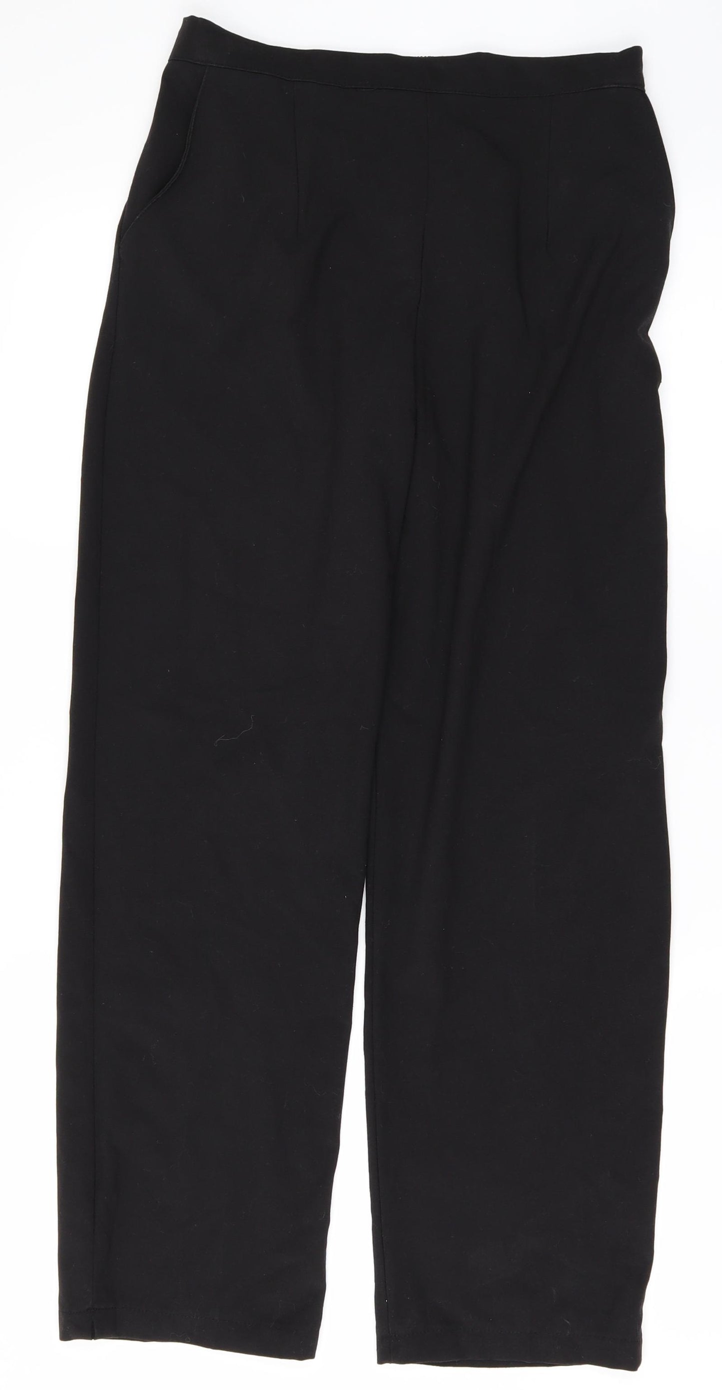 Preworn Womens Black   Trousers  Size 10 L27 in