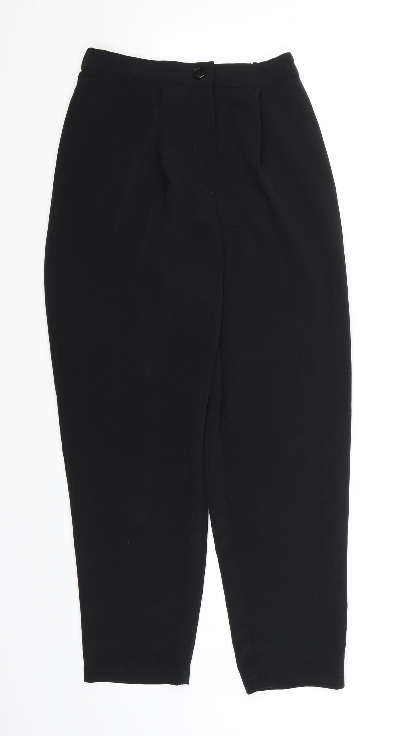 Divided by H&M Womens Black  Rayon Trousers  Size 4 L25 in