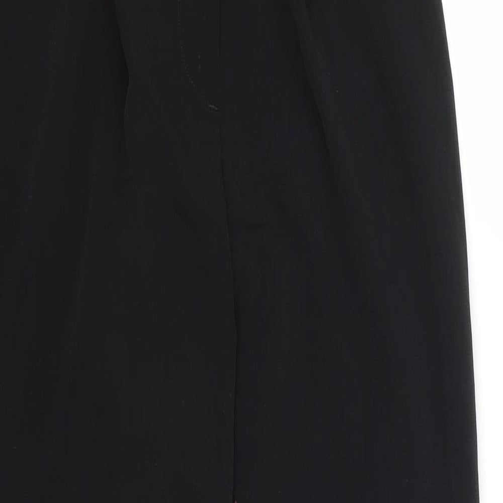 Divided by H&M Womens Black  Rayon Trousers  Size 4 L25 in