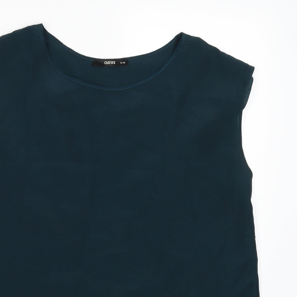 Oasis Womens Green   Basic Tank Size 12