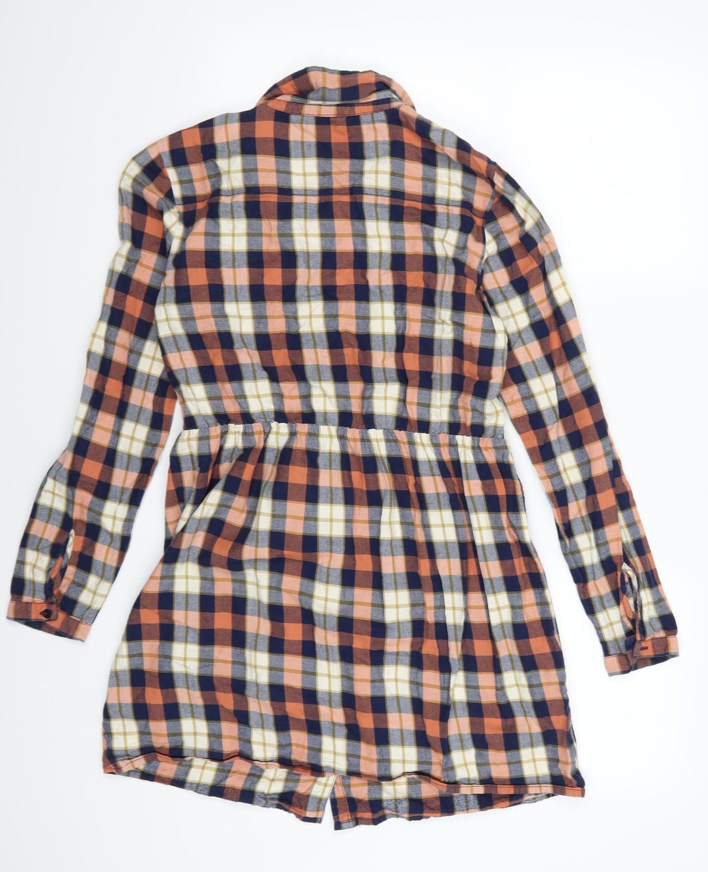 Dorothy Perkins Womens Multicoloured Check  Shirt Dress  Size 10