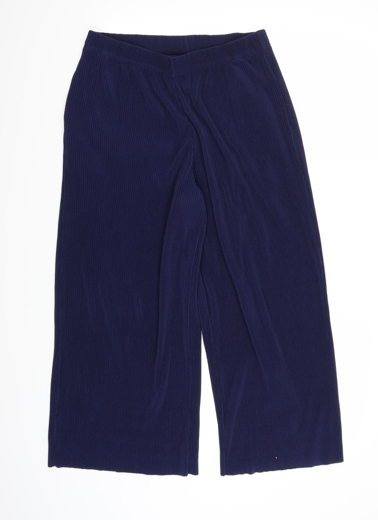 UNI QLO Womens Blue   Cropped Trousers Size M L24 in