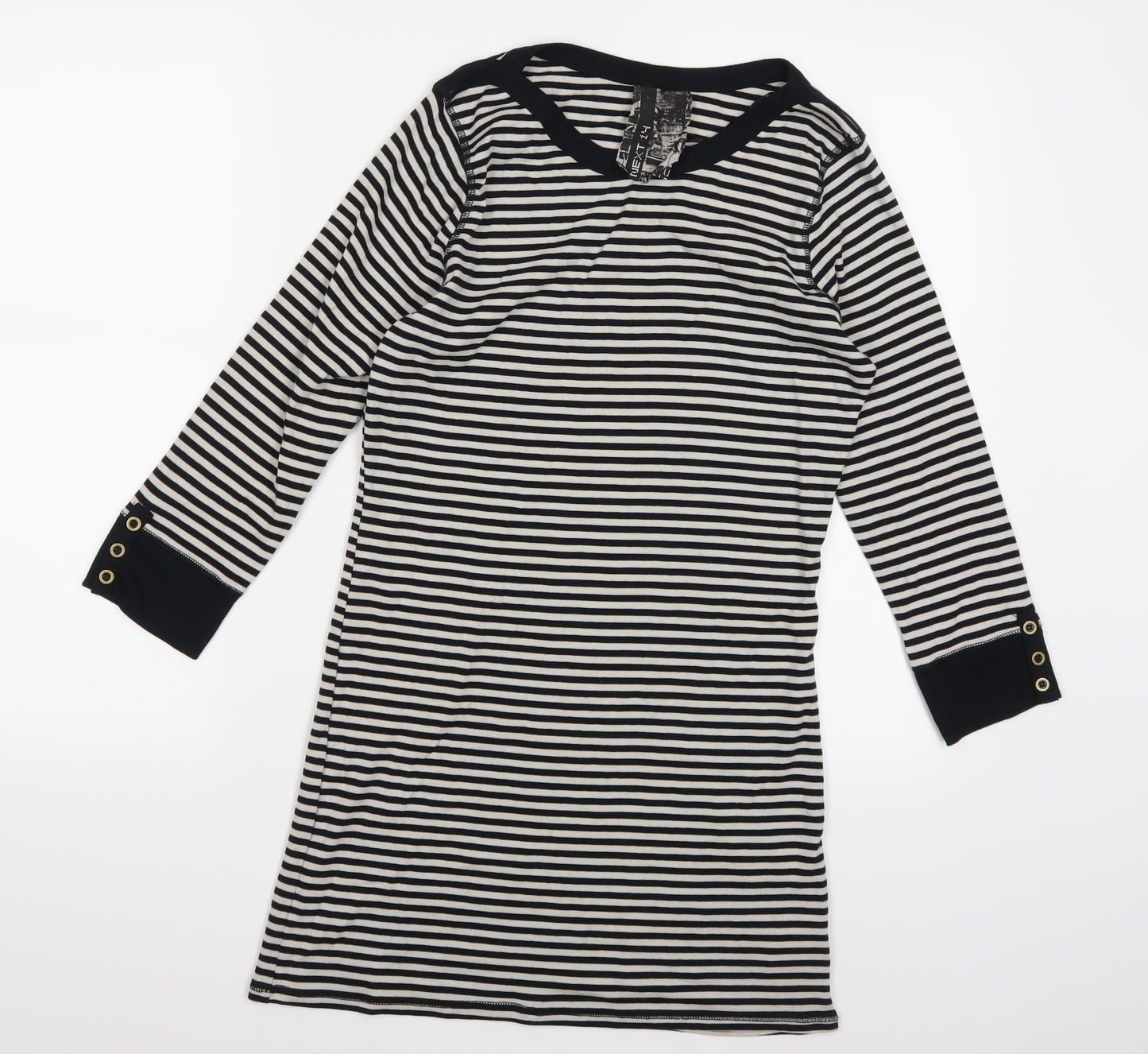 NEXT Womens Blue Striped  A-Line  Size 14