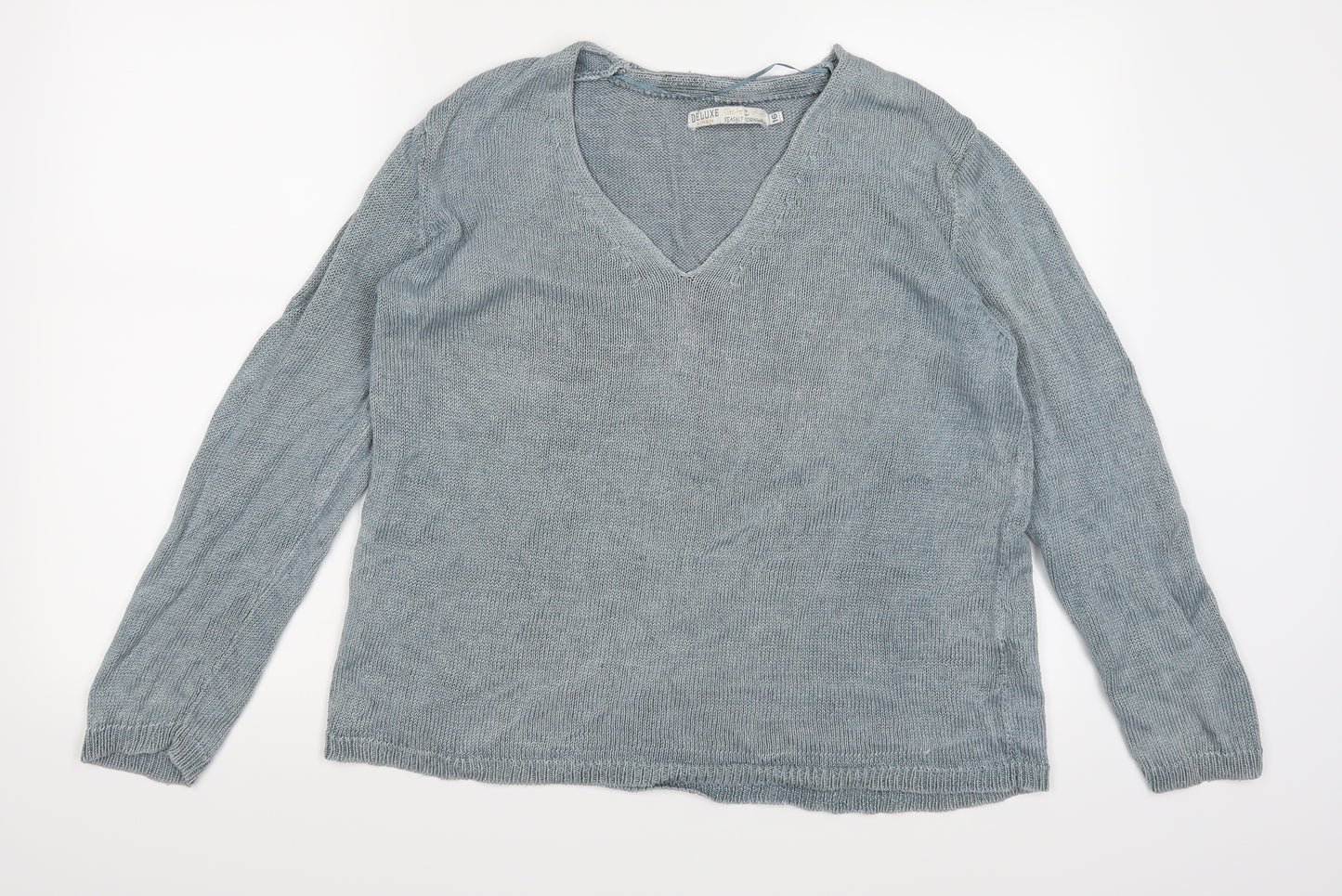 Seasalt cornwall Womens Blue  Knit Pullover Jumper Size 16
