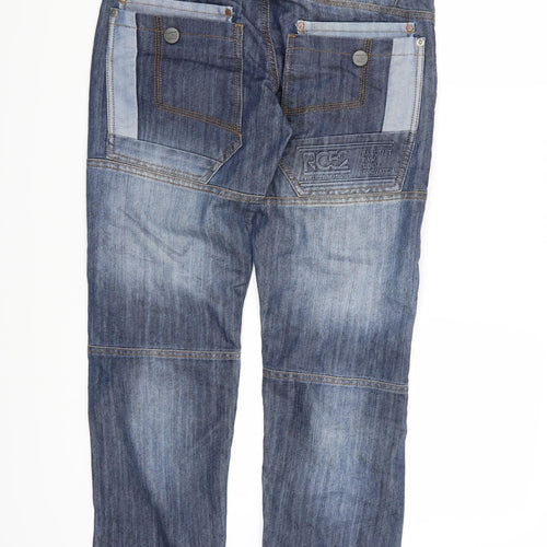 Rawcraft Mens Blue  Denim Straight Jeans  L30 in