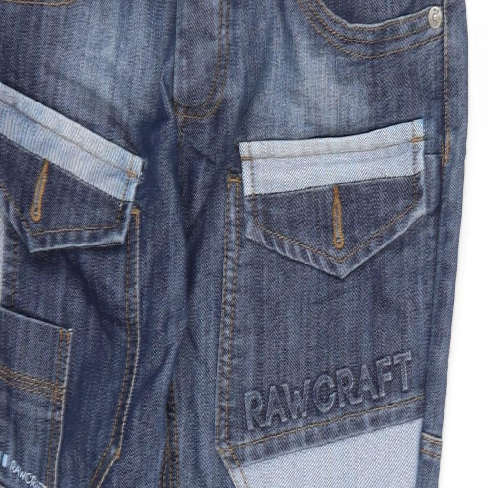 Rawcraft Mens Blue  Denim Straight Jeans  L30 in