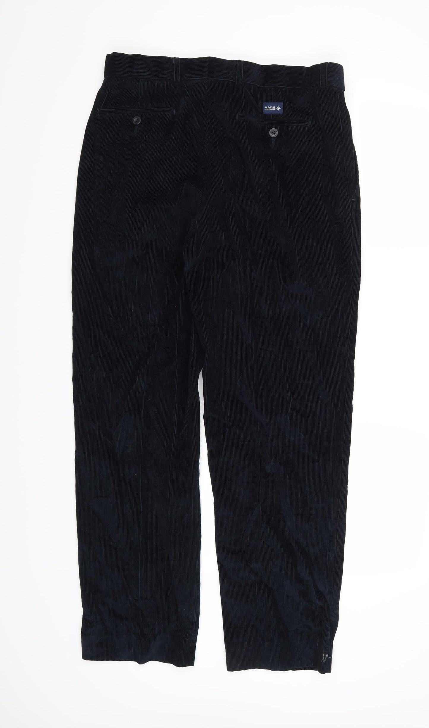 Maine Mens Blue  Corduroy Trousers   L30 in
