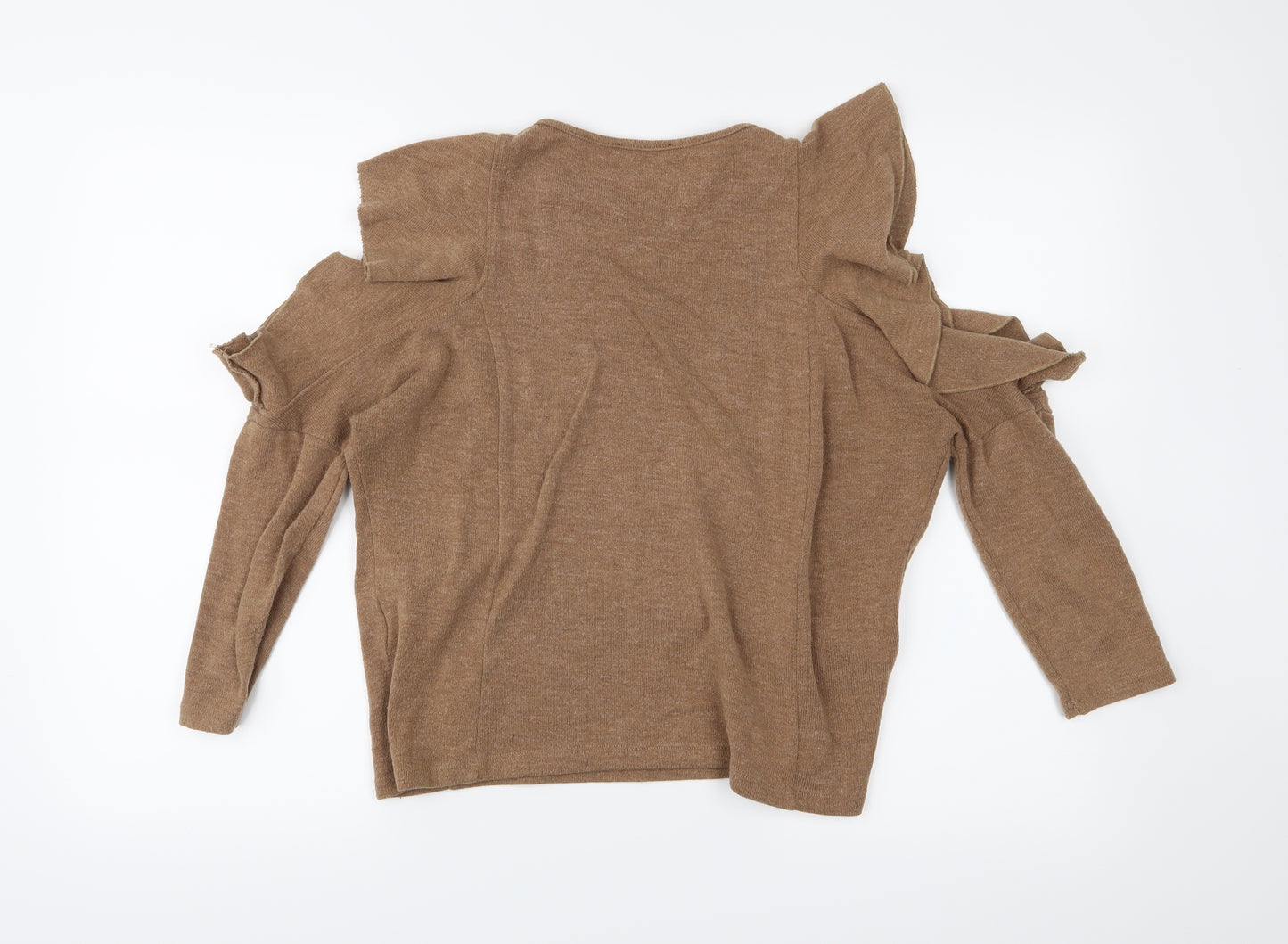 Zara Womens Brown   Pullover Jumper Size S