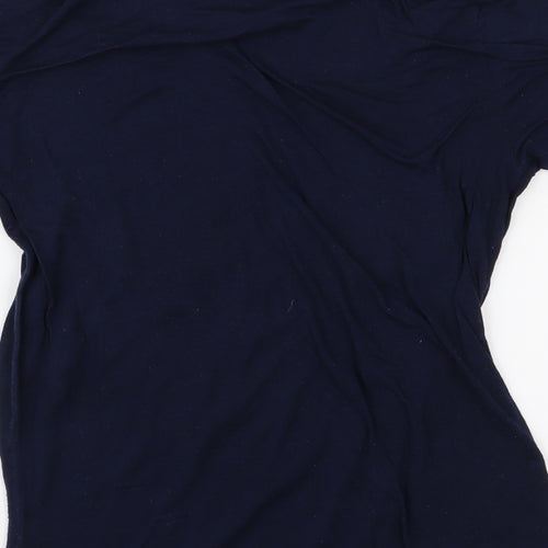 Torkia Apparel Womens Blue   Basic T-Shirt Size S