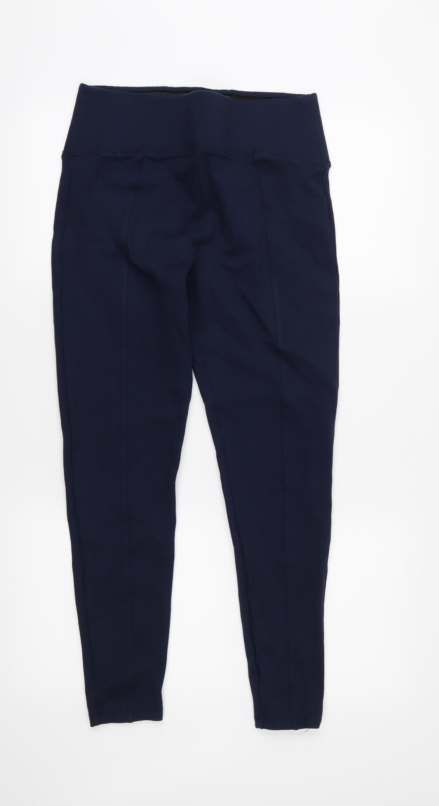 M&S Womens Blue   Jogger Leggings Size 12 L26 in