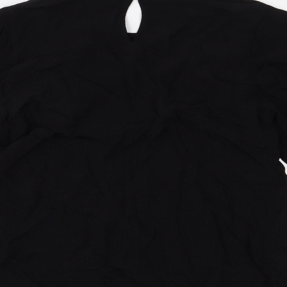 H&M Womens Black   Basic Blouse Size 10