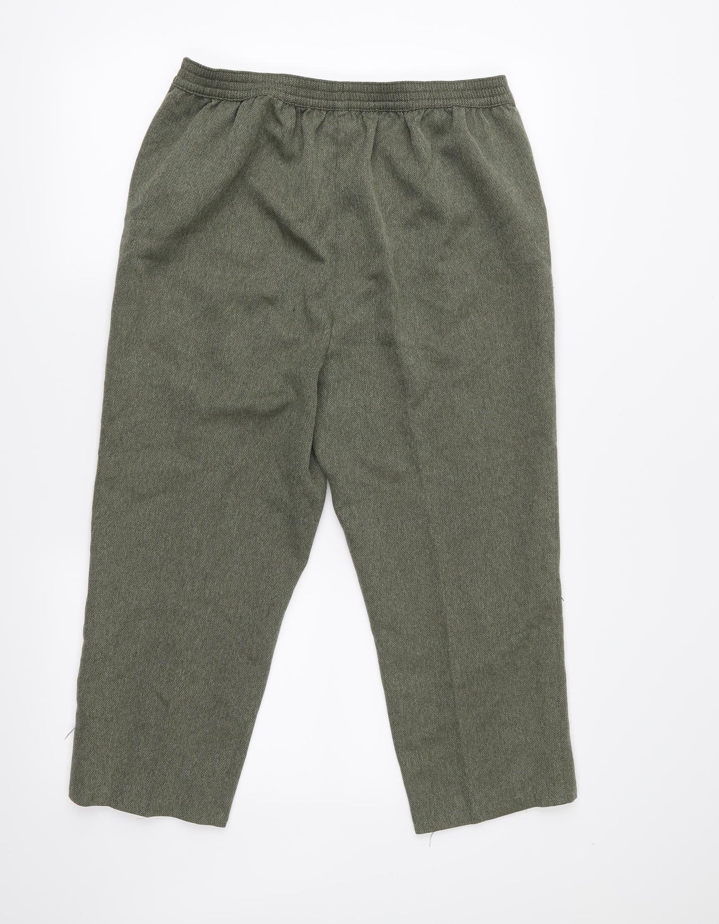 Honor Millburn Womens Green   Cropped Trousers Size 14 L22 in