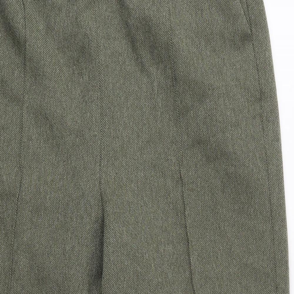 Honor Millburn Womens Green   Cropped Trousers Size 14 L22 in